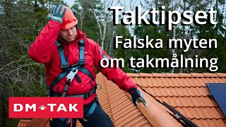 Taktipset  Falska myten om takmålning [upl. by Hendel457]