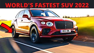 Top 10 fastest SUVS in the world  Top 10 fastest SUV 2022 [upl. by Oswald]