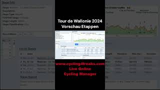 Tour de Wallonie 2024 Vorschau Etappenprofile [upl. by Pritchett397]