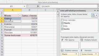 TP  Ręczne grupowanie danych w tabeli przestawnej  ikskompl [upl. by Castro]