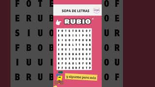 Resuelve esta SOPA de Letras sopa de letras [upl. by Danie]