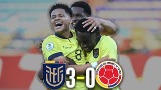 🇪🇨 ECUADOR vs COLOMBIA 🇨🇴 PREOLIMPICO SUB 23 2024  REACCION 🇦🇷 [upl. by Isle647]