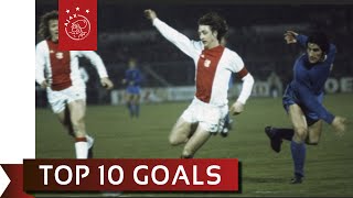 TOP 10 GOALS  Johan Cruijff [upl. by Ennyroc]