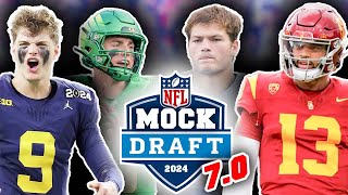 2024 NFL First Round Mock Draft For All 32 Picks 70 Post Super Bowl 58  TPS [upl. by Chase]