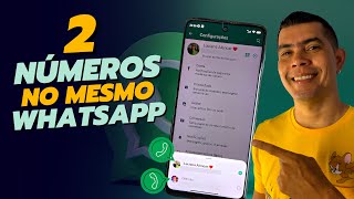 COMO USAR 2 NÚMEROS DIFERENTES NO MESMO WHATSAPP SEM APPS TROQUE DE CONTA SEMPRE QUE QUISER [upl. by Naor945]