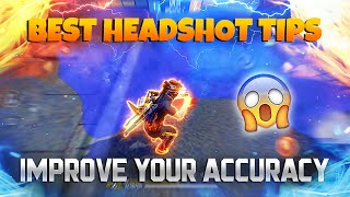 3 BEST mobile free fire tips to Increase your HEADSHOT 🎯 [upl. by Yonatan]