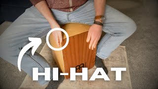 Cajon  Side Hihat Technique [upl. by Swisher]