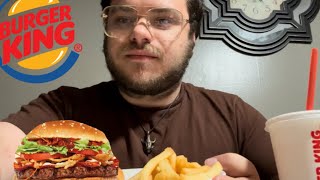 Burger King candied bacon whopper  ￼ fiery Big Fish Full Review [upl. by Mathre342]