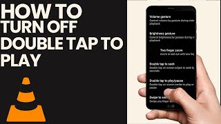 How to Turn Off The Double Tap to Play or Pause Option on VLC Player [upl. by Howe]