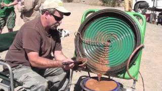 Keenes New Gold Concentrating Wheel 25quot first field test [upl. by Lacram526]