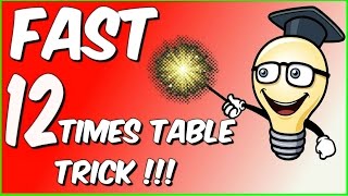 Fast 12 times table trick [upl. by Nomyar]