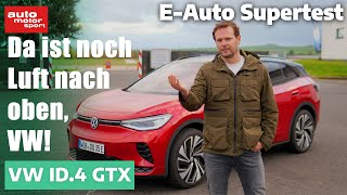 VW ID4 GTX Deshalb gibts noch Luft nach oben EAuto Supertest mit Alex Bloch  auto motor sport [upl. by Ain]