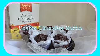 Beryls Gourmet Double Chocolate Muffin Mix  Review  Baking Vlog  shaneinthebaking [upl. by Vookles]