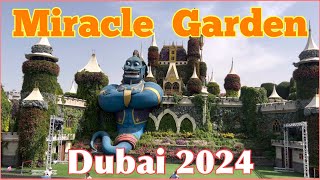 Dubai Miracle Garden New Session 2024  Walking Tour 4K The World’s Largest Flower Garden [upl. by Edorej]