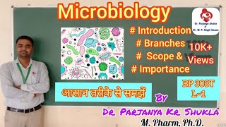 Microbiology  Introduction Branches Scope and Importance  BP 303T  L1 [upl. by Block195]