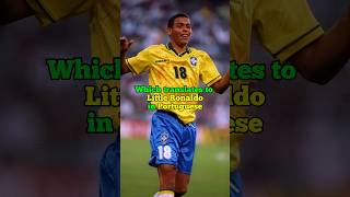 Ronaldo Nazario Played with the name Ronaldinho 🗣 soccertruth ronaldonazario ronaldinho [upl. by Brigit]