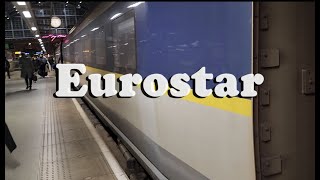 Eurostar Train  London to Amsterdam [upl. by Yendirb]