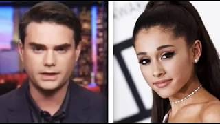 Ben Shapiro KNOCKS OFF Ariana Grande quotYOU KEEP RUINING MUSICquot [upl. by Eidas]