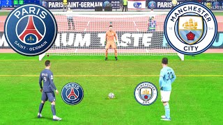 PSG VS MAN CITY  FC 24 PENALTY SHOOTOUT RONALDO VS MESSI  FIFA23 RONALDO MESSI [upl. by Karylin]