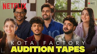 Kota Factory Cast Reacts to Audition Tapes  Jitendra Mayur Alam Ranjan Revathi amp Urvi [upl. by Niabi]