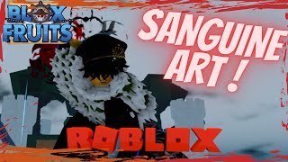 Fighting Style Baru SANGUINE ART  Cara Mendapatkannya   Bloxfruits Roblox Indonesia [upl. by Eletnahc]