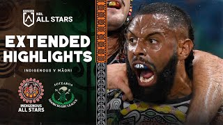 2024 NRL All Stars  Indigenous v Māori  Extended Highlights [upl. by Noryv]