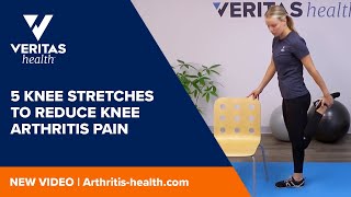 Feel Better In Minutes 5 Stretches For Knee Pain Relief [upl. by Crescantia]