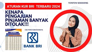 Update Peraturan KUR BRI Terbaru 2024Alasan Pinjaman DITOLAK [upl. by Roldan]