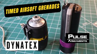 Airsoft Timed amp variable timed grenades  Dynatex or Pulse Armaments [upl. by Buke]