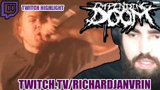 Metal Vocalist Reacts to IMPENDING DOOM  SATANIC PANIC  TWITCH HIGHLIGHT [upl. by Annaicul]