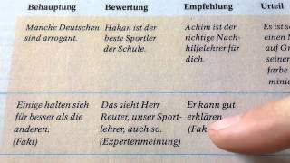 Argumentationsstruktur analysieren  Anleitung und Erklärung [upl. by Romo]