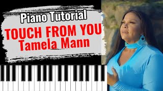 🎹TOUCH FROM YOU by Tamela Mann easy piano tutorial lesson free [upl. by Graehl]