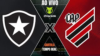 BOTAFOGO X ATHLÉTICOPR AO VIVO  BRASILEIRÃO AO VIVO SÉRIE A  PARCIAIS DO CARTOLA AO VIVO [upl. by Rehttam]