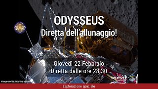 CHPDB Live  Intuitive Machines Odysseus  Diretta dellallunaggio [upl. by Coulson]