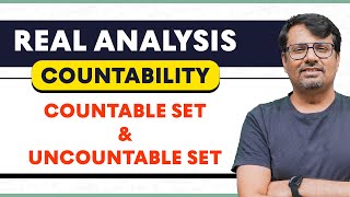 Countability of Sets  Similar Sets Finite Sets Infinite Sets Uncountable set  Real Analysis [upl. by Ahsinhoj987]