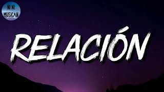 🎵 Reggaeton Sech  Relación Letra\Lyrics [upl. by Nanaek254]