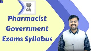 Pharmacist Government Exams Syllabus [upl. by Corbet]