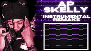 How AP SKELLY by kankan was made Instrumental remake  FREE FLP [upl. by Emirak]