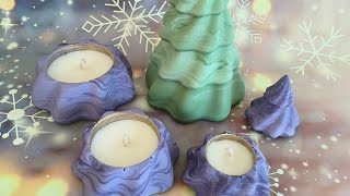 Making stackable 🎄 candles [upl. by Alrep]