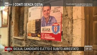 Sicilia eletto e arrestato  Agorà 09112017 [upl. by Hoem437]