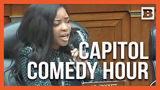 Clown Show Dem Rep Jasmine Crockett Turns Garland Contempt Hearing into Screaming Insult Match [upl. by Mutat]