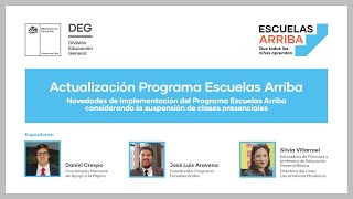 Webinar Actualización Programa Escuelas Arriba [upl. by Llet]