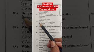 Railway Pharmacist Exam Preparation GPATDISCUSSIONCENTER PHARMAROCKSMEDICINE pharmamcq [upl. by Hermie]