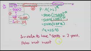 MBF3C 83 Present Value [upl. by Asaeret]