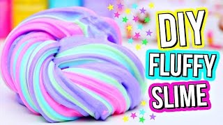 DIY FLUFFY SLIME How To Make The BEST Slime [upl. by Htnnek]