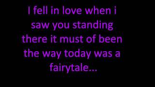 Taylor SwiftToday Was A Fairytale with lyrics [upl. by Nylirem]