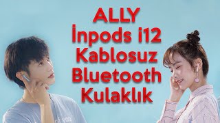 ALLY İnpods i12 TWS 50 Kablosuz Bluetooth Kulaklık Macaron Renk [upl. by Ezirtaeb20]