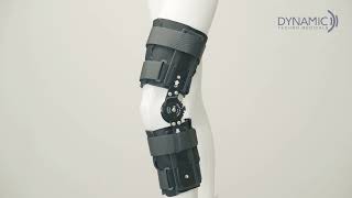 DYNA Limited Motion Knee Brace ROM Brace [upl. by Alyosha150]