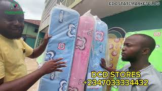 BIGGEST CHEAPEST FOAM STORE IN BENIN CITY ORTHOPEDIC FLORAL SEMI ORTHOPEDIC FOAM DELIVERY NATIONWIDE [upl. by Asirap986]