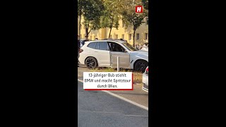 13jähriger Bub stiehlt BMW und macht Spritztour durch Wien [upl. by Eisoj]